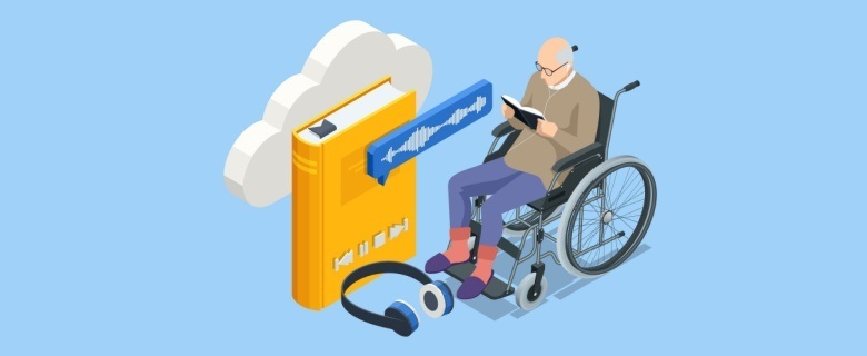 التواصل بين المجتمعات من خلال الشمول: رف الاستماع – نادي الكتاب للمكفوفين